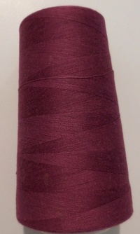 Lockgaren 100% polyester 3.000 yard (12 stuks), Bordeaux 172